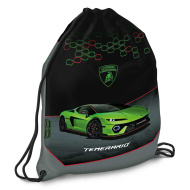 Ars Una: Zöld Lamborghinis tornazsák, sportzsák 32x42cm
