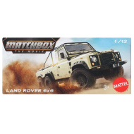 Matchbox A Film: Land Rover 6x6 papírdobozos kisautó 1/64 – Mattel