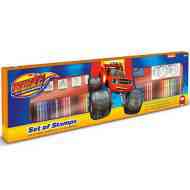 Láng és a szuperverdák kreatív szett nyomdával és filccel 60db-os