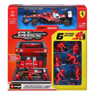Bburago: F1 versenyautó - Ferrari SF-25 Pit / Charles Leclerc 1/43