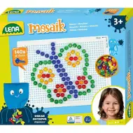 LENA: Mosaik Átlátszó pötyi kreatív szett 10mm 140db-os
