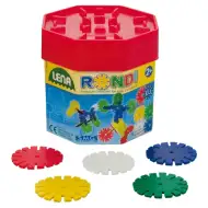 LENA: Rondi építő szett 45mm-es 55db-os