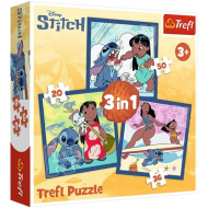 Lilo és Stitch - 3 az 1-ben 20-36-50db-os puzzle - Trefl