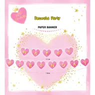 Little Princess szülinapi "Happy Birthday" party banner