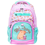 ICO: LizzySuli Lollipop Capybara Active+ ergonomikus iskolatáska, hátizsák 30x43x21,5 cm