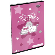 ICO: LizzySuli Kittok Stars Purrfect kockás füzet A/4 87-32