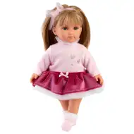 Llorens: Elena 35cm-es baba piros szoknyában