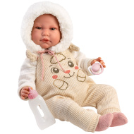 Llorens: Luis 45cm-es síró baba cumisüveggel és cumival