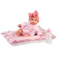 Llorens: Olivia 38cm-es síró baba párnával