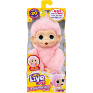 Little Live Pets: Mini Maki Luna Lemon interaktív pink majom