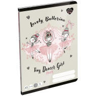 ICO: LizzySuli Lovely Ballerina Tiny Dancer 2. osztályos vonalas füzet A/5 16-32
