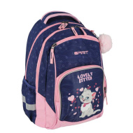 Spirit: Lovely Kitten 3D mintás lekerekített iskolatáska, hátizsák 34x26x44cm