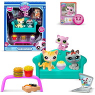 Littlest Pet Shop: Diner Dash 3db-os játékszett cica figurákkal