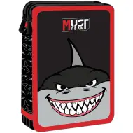 Luna: Must Team Cápás 2 szintes töltött tolltartó