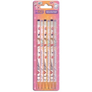 Luna: Lányos radíros grafitceruza 6db-os szett