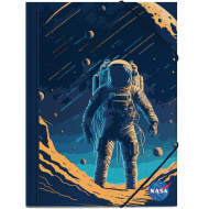 Luna: NASA űrhajós gumis mappa 25x35 cm