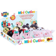 Luna: Mini Cuties mókás, mozgó plüss állatkák többféle változatban 1db