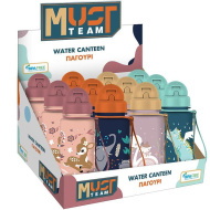 Luna: Must Team kulacs állatos mintákkal többféle változatban 400ml 1db