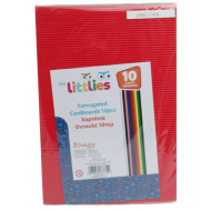 The Littlies Színes hullámpapír 10db-os csomag A/4