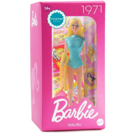 Barbie Malibu 1971 gyűjtői baba 15cm
