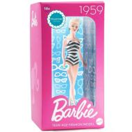 Barbie Teen-Age fashion model 1959 gyűjtői baba 15cm