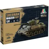 Italeri 1/56 M4A3E8 Sherman Fury tank makett