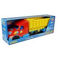 Magic Truck Basic Kamion billencses utánfutóval és világítással 80cm-es - Wader
