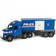 Magic Truck: Rendőrkamion fluoreszkáló lámpákkal 81cm - Wader