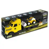 Magic Truck Technic: Kamion buldózerrel és fénnyel 80cm-es - Wader
