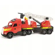 Magic Truck: Tűzoltókamion fluoreszkáló lámpákkal 81cm - Wader