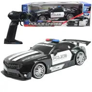 RC Távirányítós Chevrolet Camaro rendőr autó 1/12-es méretarány 2,4GHz 30cm