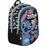 Disney Stitch That's Me fekete színű ovis hátizsák 29x22x9 cm