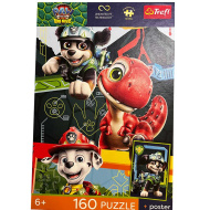 Mancs Őrjárat A dinófilm 160db-os UFT puzzle poszterrel - Trefl