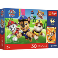 Mancs Őrjárat 30db-os prémium plusz kids puzzle poszterrel - Trefl