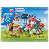 Mancs őrjárat Formaillesztő fa puzzle 18 db-os