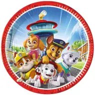 Mancs Őrjárat 8db-os papírtányér szett 23cm-es