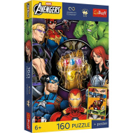 Marvel Bosszúállók 160db-os UFT puzzle poszterrel - Trefl