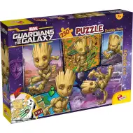 Marvel Groot 2 az 1-ben 250db-os puzzle és színező 50x35cm - Lisciani