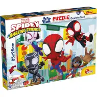 Marvel Spidey 2 az 1-ben 24db-os puzzle és színező 35x25cm - Lisciani