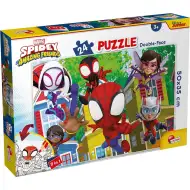 Marvel Spidey és csapata 2 az 1-ben 24db-os puzzle és színező 50x35cm - Lisciani