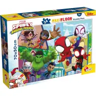 Marvel Spidey 2 az 1-ben maxi 24db-os puzzle és színező 70x50cm - Lisciani