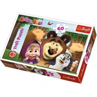 Mása és a medve boldog napja 60db-os puzzle - Trefl