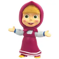 Mása és a Medve: Mása figura fejkendőben