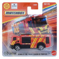 Matchbox: Scania XT Fire Truck kisautó 1/64 - Mattel