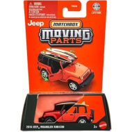 Matchbox: Moving Parts - 2016 Jeep Wrangler Rubicon piros nyitható kisautó 1/64 - Mattel