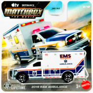 Matchbox A Film: 2019 RAM Ambulance kisautó 1/64 - Mattel
