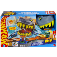 Hot Wheels: Cápatámadás pályaszett kisautóval - Mattel