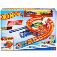Hot Wheels: Duplasávos versenypálya 2db versenyautóval - Mattel