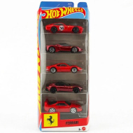 Hot Wheels Ferrari 5 darabos kisautó szett 1/64 – Mattel