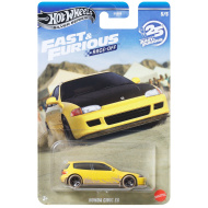 Hot Wheels: Halálos iramban Honda Civic EG sárga kisautó 1/64 - Mattel